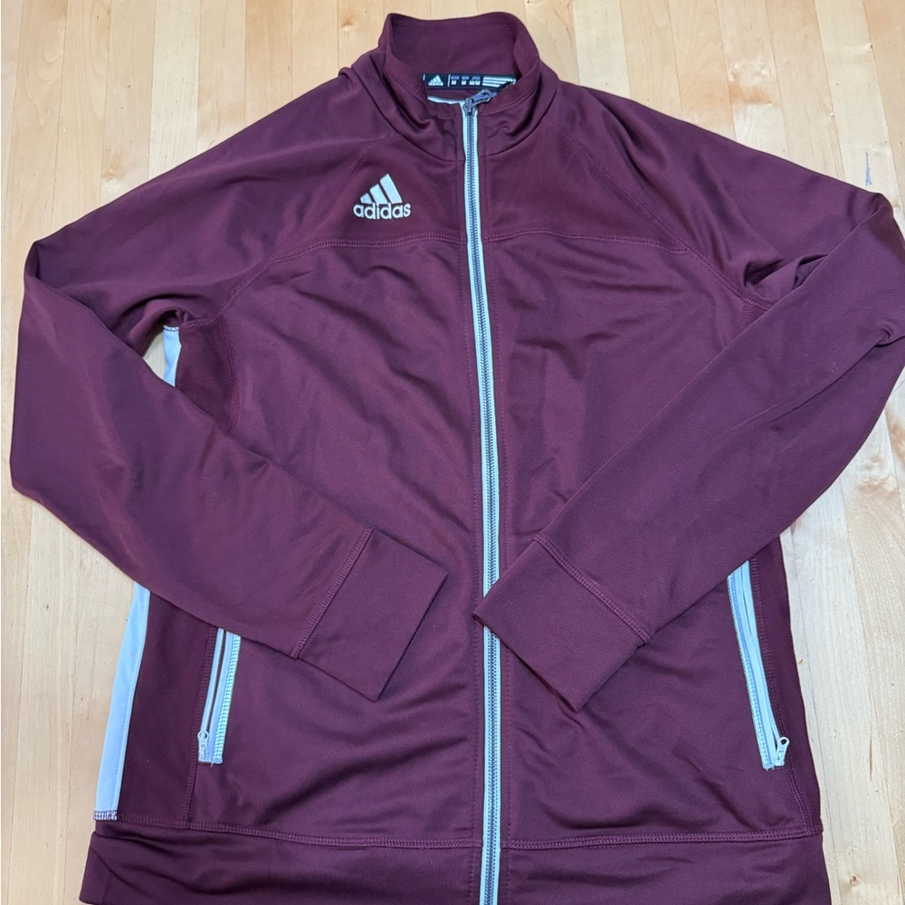 Adidas Burgundy Performance Jacket